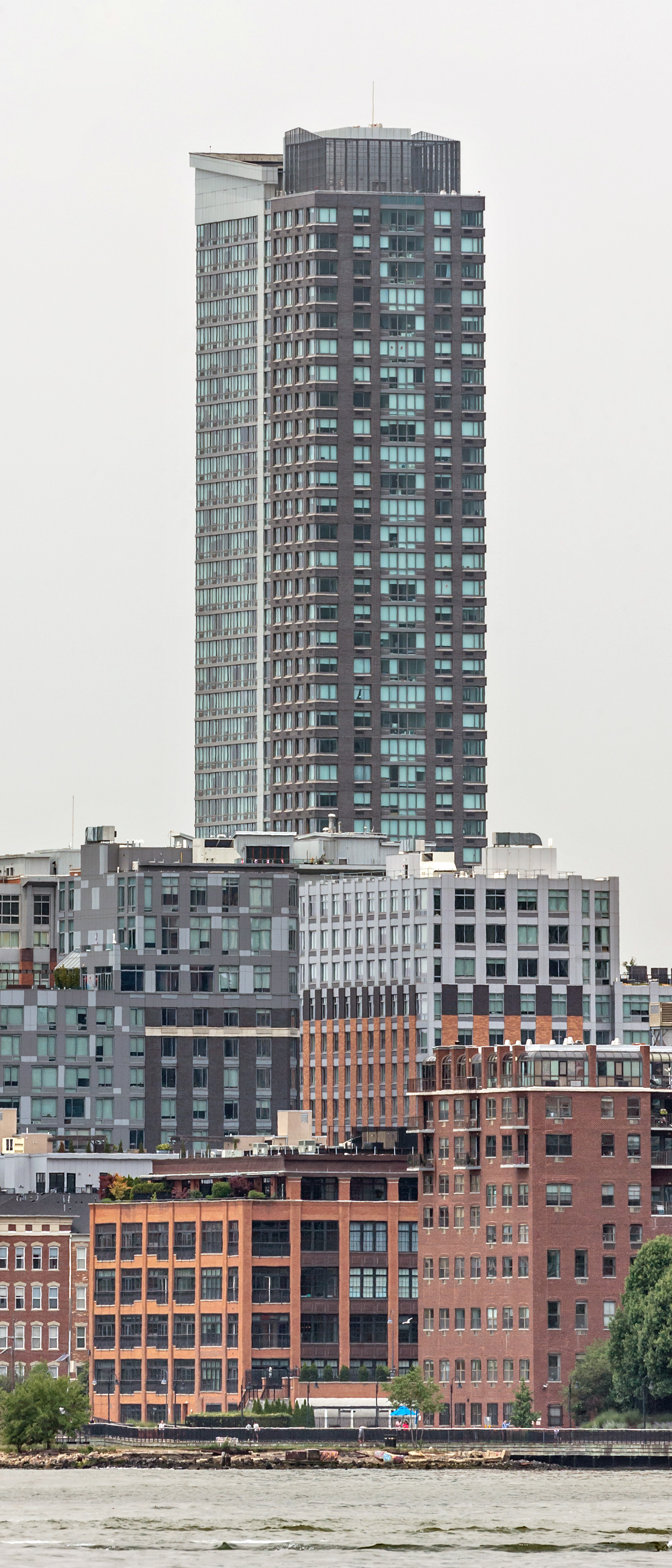 235 Grand Street, Jersey City - View from City Pier A. © Mathias Beinling